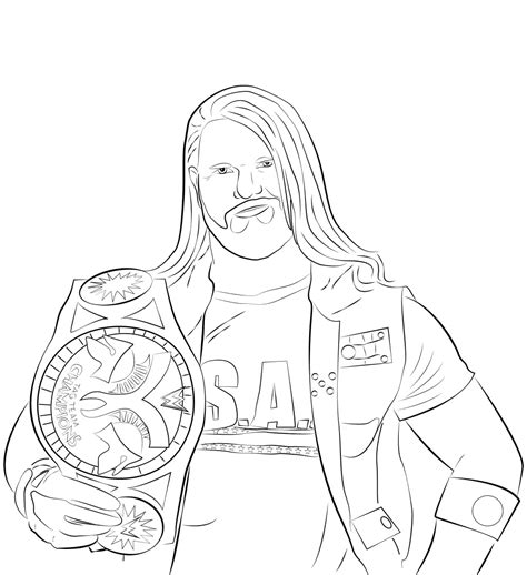 WWE Coloring Pages 29 Printable for Free Download