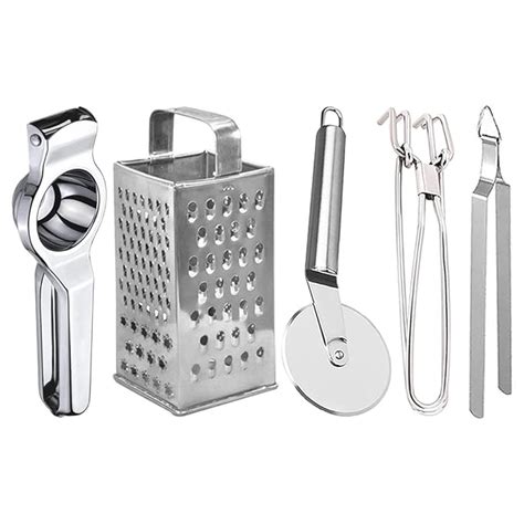 Oc9 Stainless Steel Lemon Squeezer/Hand Juicer & 8 in 1 Grater/Slicer ...