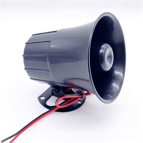 Loud SirenLow-Voltage Loud Siren for Driveway Alarm Kits – Powerful So