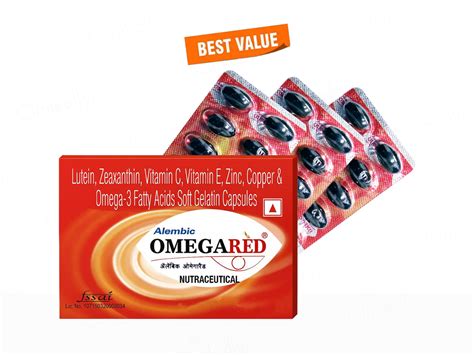 Buy Omegared Nutraceutical Soft Gelatin Capsule Online at Best Price ...