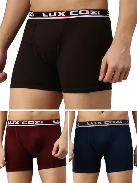 Buy Lux Cozi Pack of 3 Regular Mens Trunk (COZI_Bigshot_Longs ...