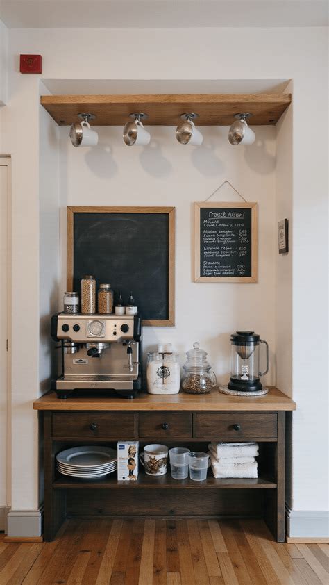 Coffee Bar Decor Ideas for Any Style in 2025 | Coffee bar, Home coffee ...