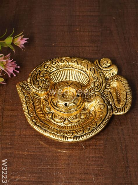 White Metal OM Agarbathi Stand – Wedtree