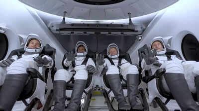 Shubhanshu Shukla’s first video inside SpaceX Dragon released | - The ...