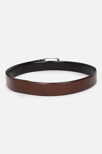 Buy Men Black Textured Formal Belt Online - 960454 | Allen Solly
