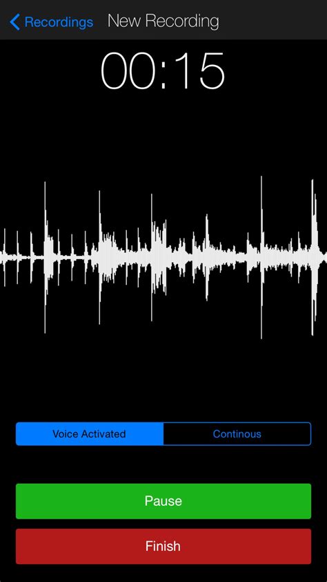 Dictaphone App 的图像结果
