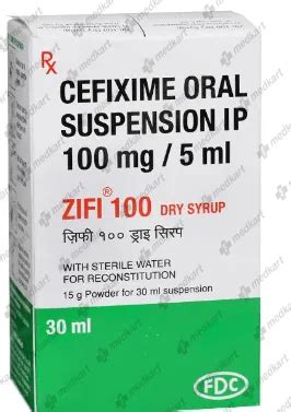 ZIFI 100MG DRY SYRUP 30 ML Price, Uses, Side Effects & Substitutes ...