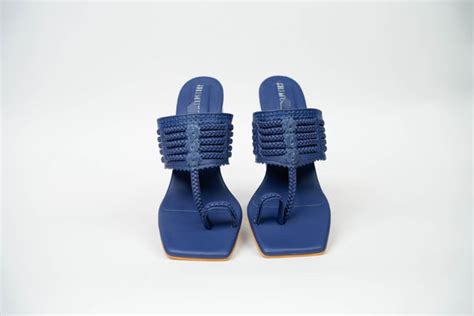Ocean Hearts Square Kolhapuri Block Heels – Shimuzz