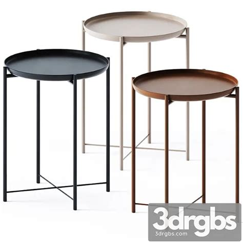 Side Coffee Table Gladom by Ikea 3dsmax Download – 3DSky Model Free