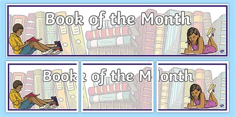 Book of the Month Display Banner (teacher made) - Twinkl