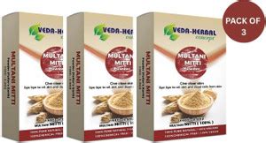 veda herbal concept Fuller's Earth (Multani Mitti Powder) for Glowing ...