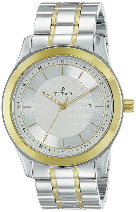 Titan Regalia Baron Analog Champagne Dial Men's Watch-NL1627BM03 ...