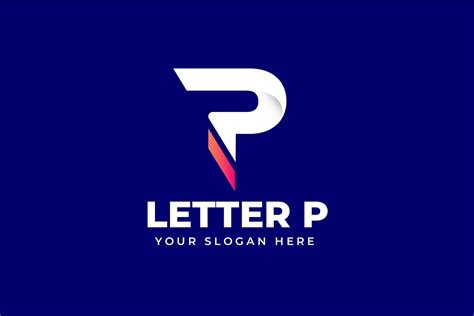 Creative Letter P Modern Logo Design Graphic by BlackSweet · Creative Fabrica