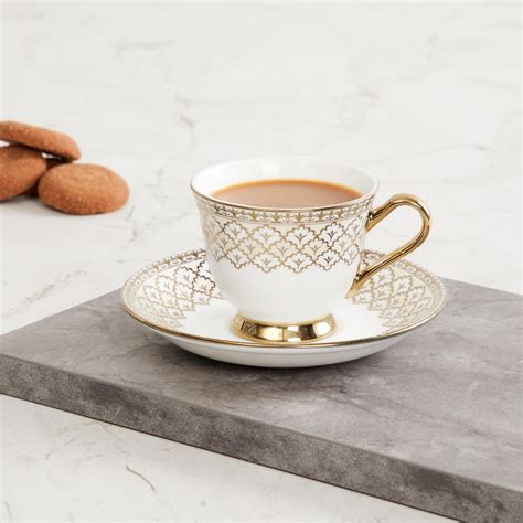Buy Fiesta Ebony Cup And Saucer from Home Centre at just INR 399.0