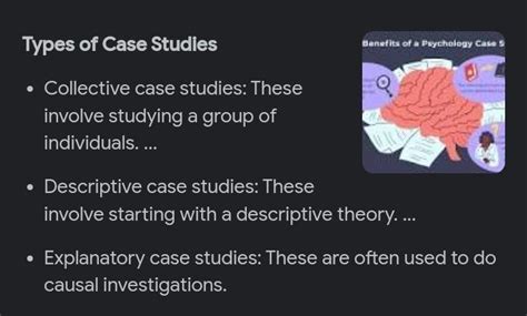 What are the types of case study ? - Brainly.in