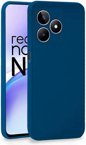 Pikkme Realme Narzo 50A Back Cover Soft Matte Liquid Silicone TPU ...