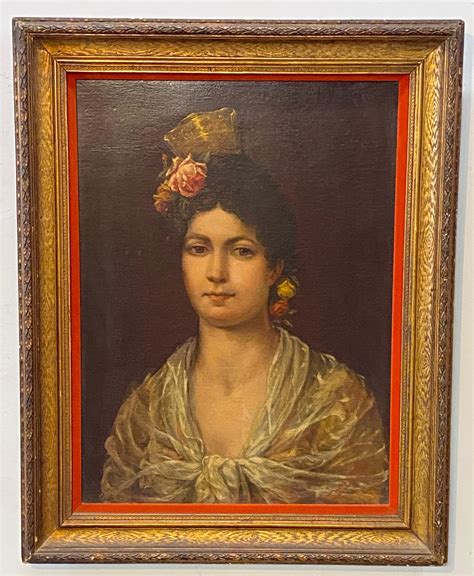 Early 19th Century Portrait of a Beautiful Young Spanish Senorita For ...