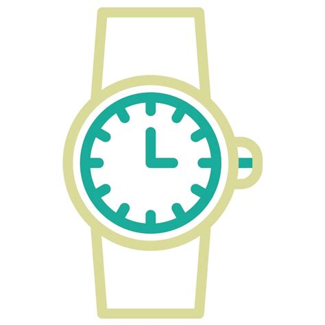 Sports watch vector icon illustration of gym iconset | Premium Vector
