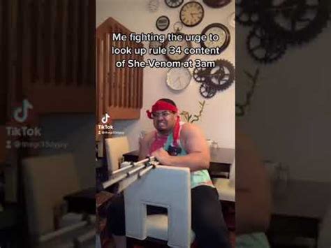 Trying to not look up rule 34 of she-venom - YouTube