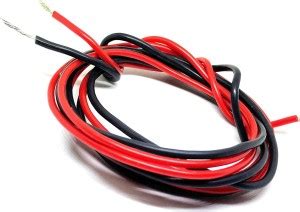 INVENTO 20mtr 18 AWG 0.75 sq.mm High Quality 20A Tinned Copper Silicone ...