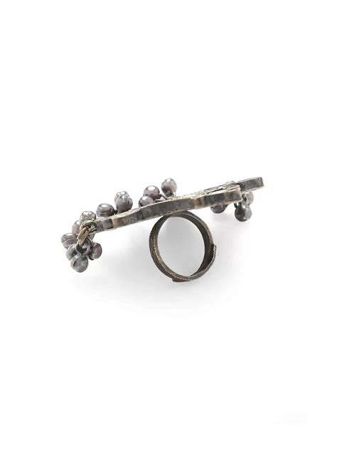 Ring - Glass Detail With Ghungroos – Revive Home