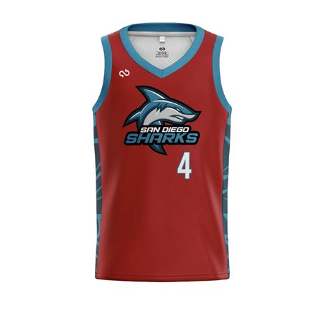 Blood In The Water Jersey | Sharks Basketball Store – San Diego Sharks