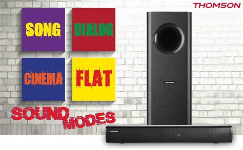Thomson SBW20 100 Watts Wired Soundbar with Subwoofer and Bluetooth ...