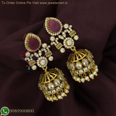 Victorian Style Jhumka Earrings – Light Weight, Trending Design for ...