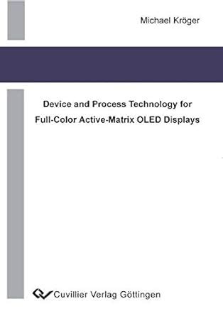 Device and Process Technology for Full-Color Active-Matrix OLED ...