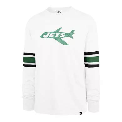 Men's '47 White New York Jets Gridiron Throwback Premier Brex Long ...