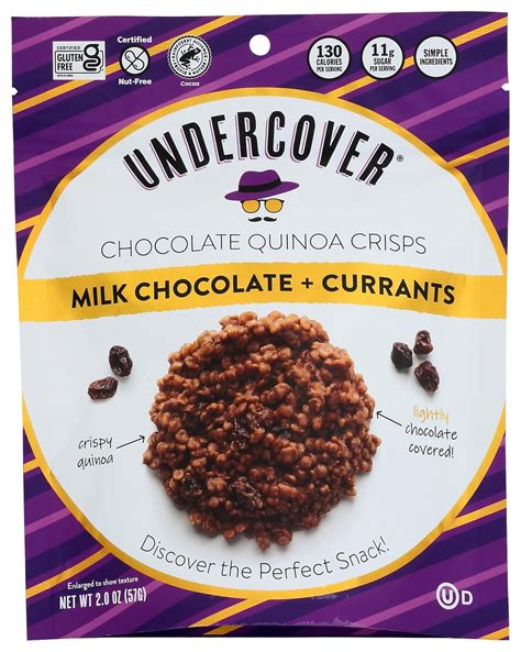 Undercover Chocolate Quinoa Crisps - Milk Chocolate Nepal | Ubuy