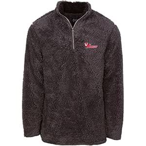NCAA Marist Red Foxes Men's Sherpa Long Sleeve 1/4 Zip Pullover, Small ...