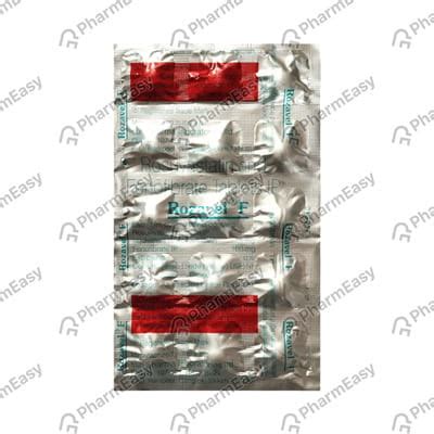 Rozavel F 10mg Strip Of 15 Tablets: Uses, Side Effects, Price & Dosage ...