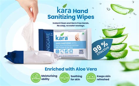 Buy Kara Face Wipe - Cleansing & Hydrating, Refreshing, Aloe Vera ...