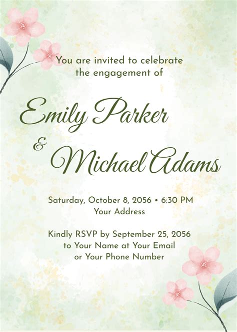 Engagement Invitation Party