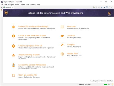 Eclipse Java Setup 的图像结果