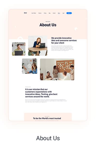 Onir - Mobile App Landing HTML Template - By WebDuck