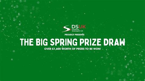 The Big Spring Prize Draw 2025, Online event, Aviemore, 27 March 2025 ...