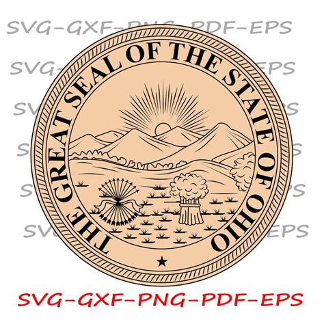 Ohio State Seal Coloring Page [2025]