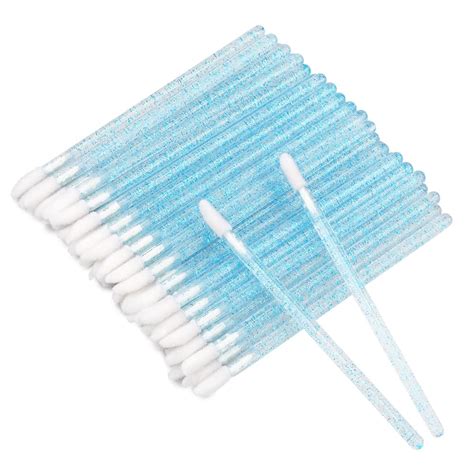 300PCS Glitter Crystal Lip Brush, Disposable Lip Brushes Lip Gloss ...
