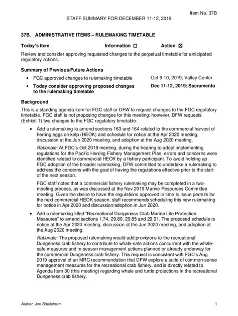 Fillable Online nrm.dfg.ca.govFileHandlerItem No. 37A 37A ...