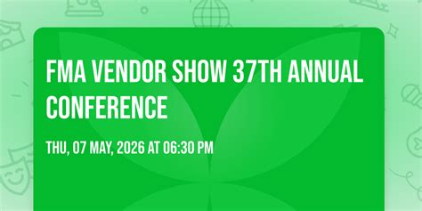 FMA Vendor Show 37th Annual Conference, The Otesaga Resort Hotel ...