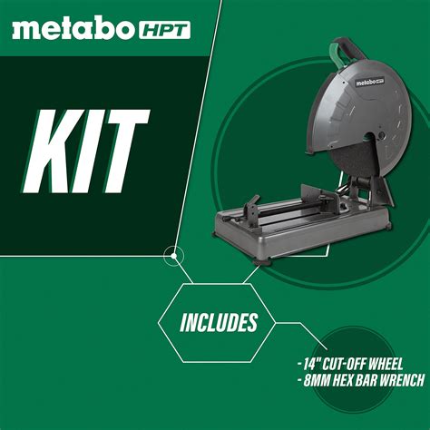 Buy Metabo HPT Metal Chop Saw, 14-Inch Cut-off Wheel, Portable and ...
