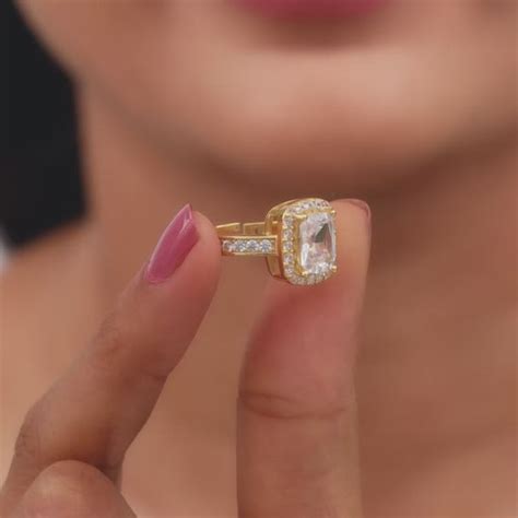 Golden Classic Solitaire Ring – GIVA Jewellery