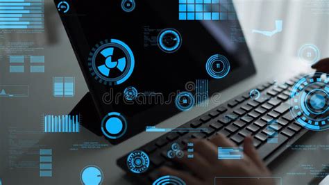 Futuristic Technology Interface Computer Data Screen 的图像结果