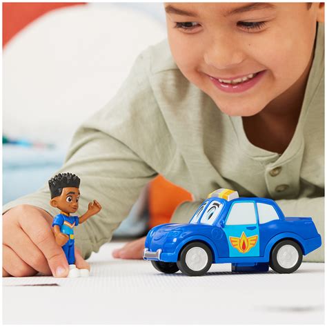 Buy Disney Junior Firebuds, Jayden and Piston, Police Car and Action ...