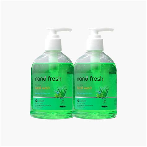Nano Fresh Green Tea and Aloe vera Cleansing hand wash Pack of 2 ...