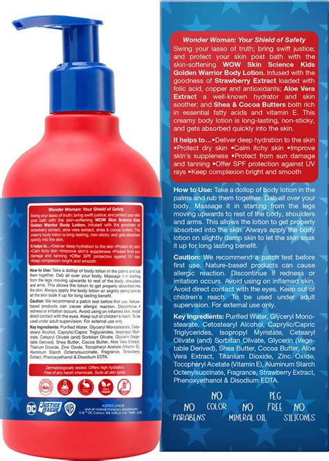 Buy WOW SKIN SCIENCE KIDS BODY LOTION - SPF 15 - GOLDEN WARRIOR WONDER ...