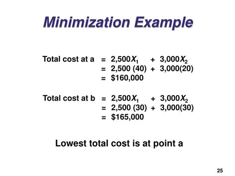 Linear Programming Minimization Example 的图像结果