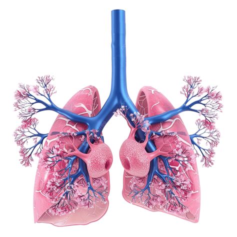Diagrama De Anatomia Pulmonar Ilustración De Los Pulmones Anatomía